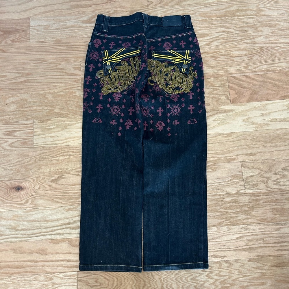 raw blue jeans